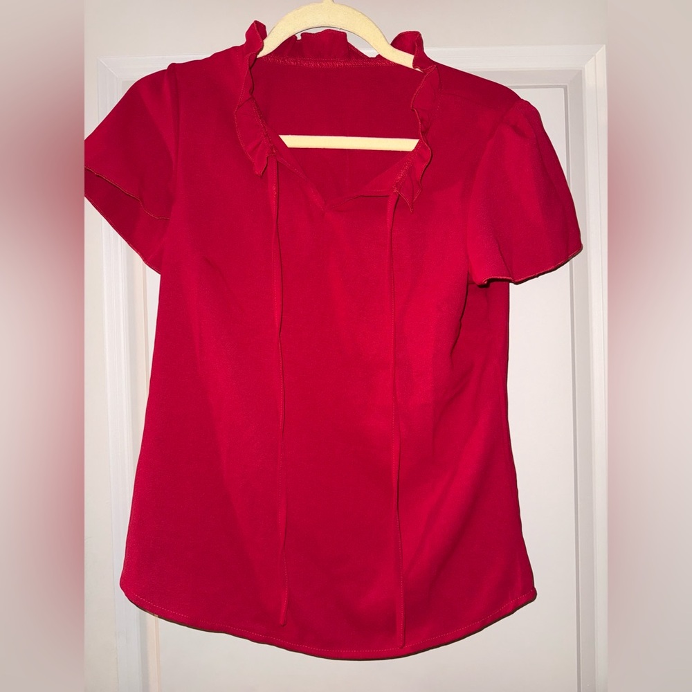 Red Women's Blouse